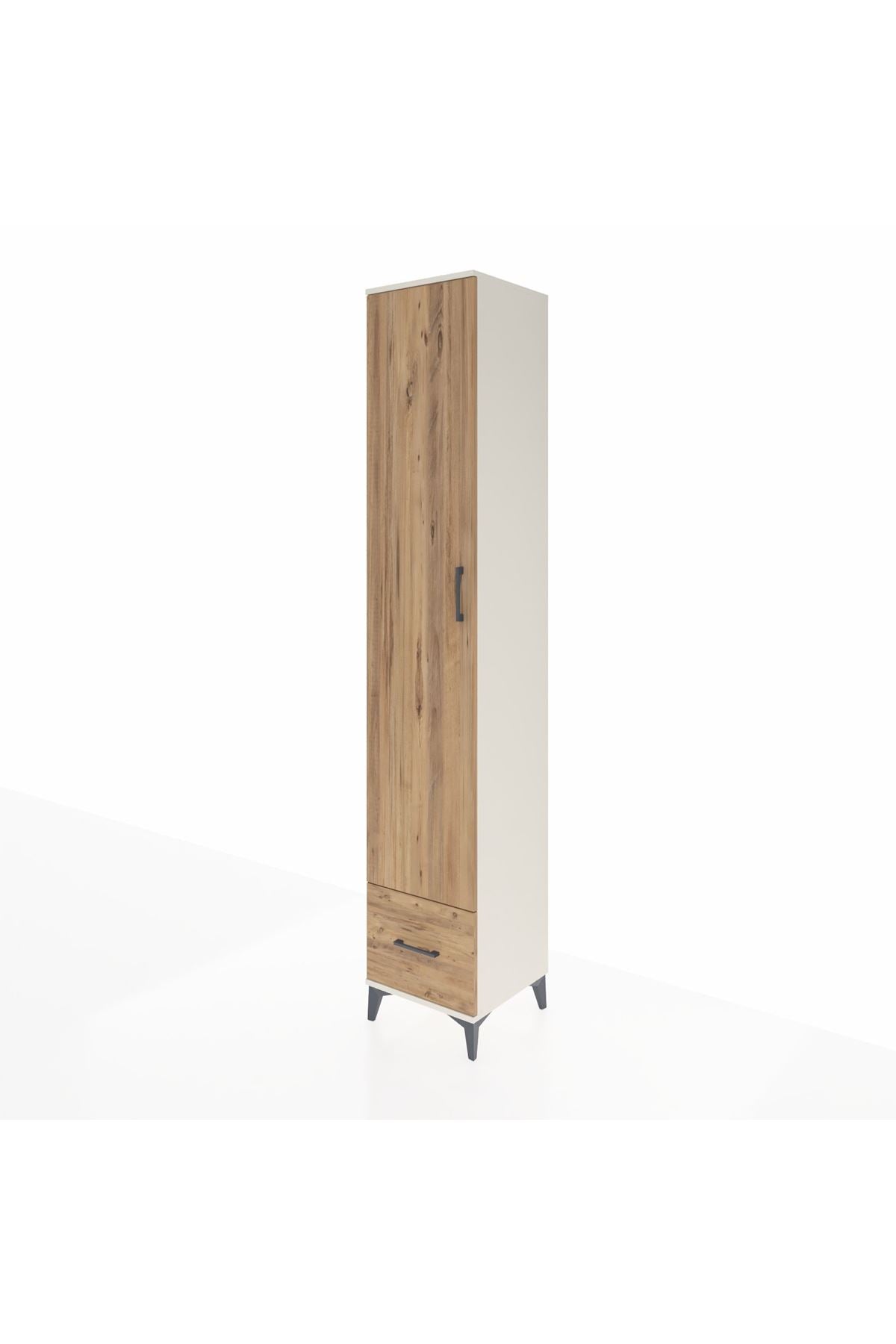 Hyperion Dolap 6 Raflı Tek Çekmeceli Tek Kapaklı 44x44x243 Aytaşı-Çam