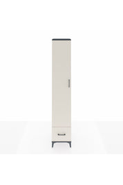 Hyperion Dolap 6 Raflı Tek Çekmeceli Tek Kapaklı 44x44x243 Antrasit-Aytaşı