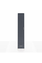 Hyperion Dolap 6 Raflı Tek Çekmeceli Tek Kapaklı 44x44x243 Antrasit-Antrasit