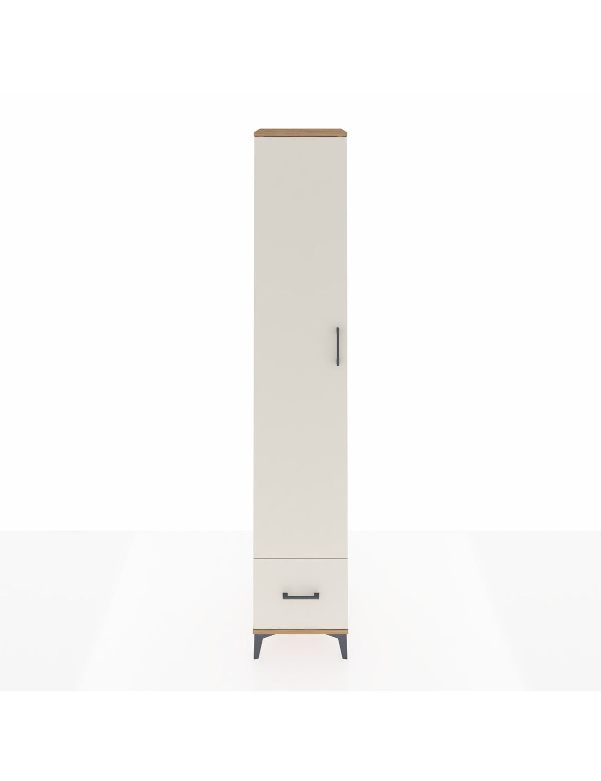 Hyperion Dolap 6 Raflı Tek Çekmeceli Tek Kapaklı 44x44x243 Çam-Aytaşı