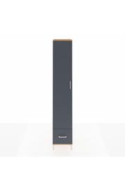 Hyperion Dolap 6 Raflı Tek Çekmeceli Tek Kapaklı 44x44x243 Çam-Antrasit