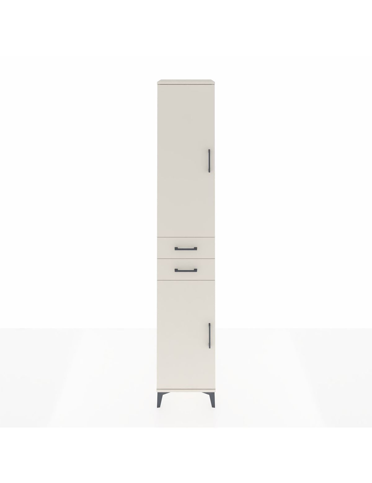 Hyperion Dolap 4 Raflı 2 Çekmeceli Tek Askılı 44x44x243 Aytaşı-Aytaşı