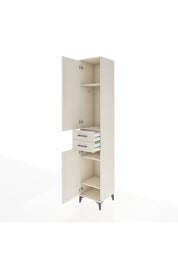 Hyperion Dolap 4 Raflı 2 Çekmeceli Tek Askılı 44x44x243 Aytaşı-Aytaşı