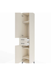 Hyperion Dolap 4 Raflı 2 Çekmeceli Tek Askılı 44x44x243 Aytaşı-Aytaşı