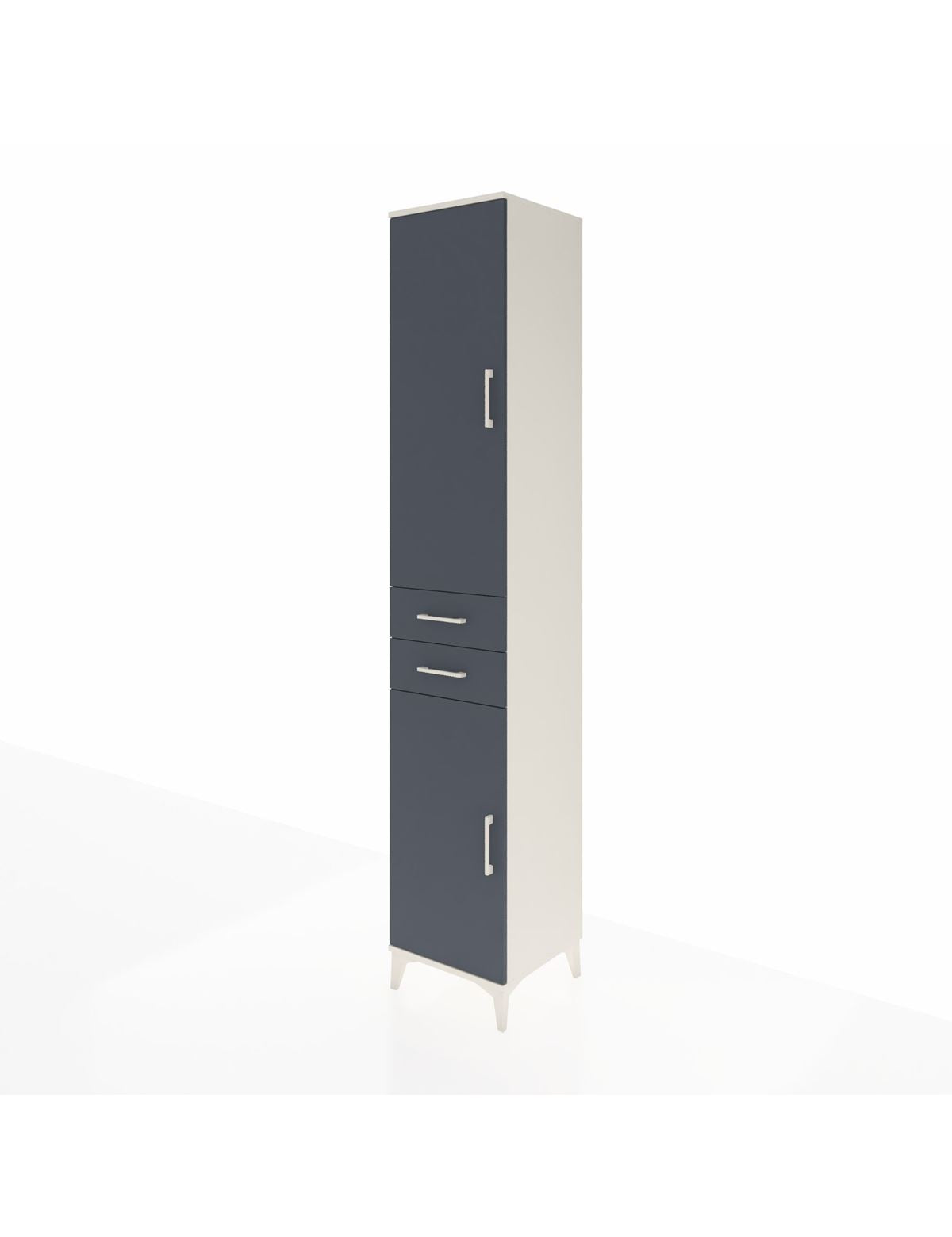 Hyperion Dolap 4 Raflı 2 Çekmeceli Tek Askılı 44x44x243 - S64M016V2B