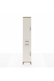 Hyperion Dolap 4 Raflı 2 Çekmeceli Tek Askılı 44x44x243 Çam-Aytaşı