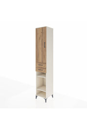 Hyperion Dolap 4 Raflı 2 Çekmeceli Tek Askılı 44x44x243 Aytaşı-Çam