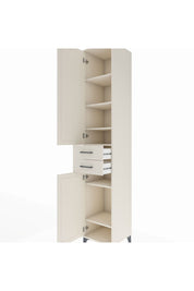 Hyperion Dolap 6 Raflı 2 Çekmeceli 2 Kapaklı 44x44x243 Aytaşı-Aytaşı