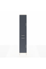 Hyperion Dolap 6 Raflı 2 Çekmeceli 2 Kapaklı 44x44x243 Aytaşı-Antrasit