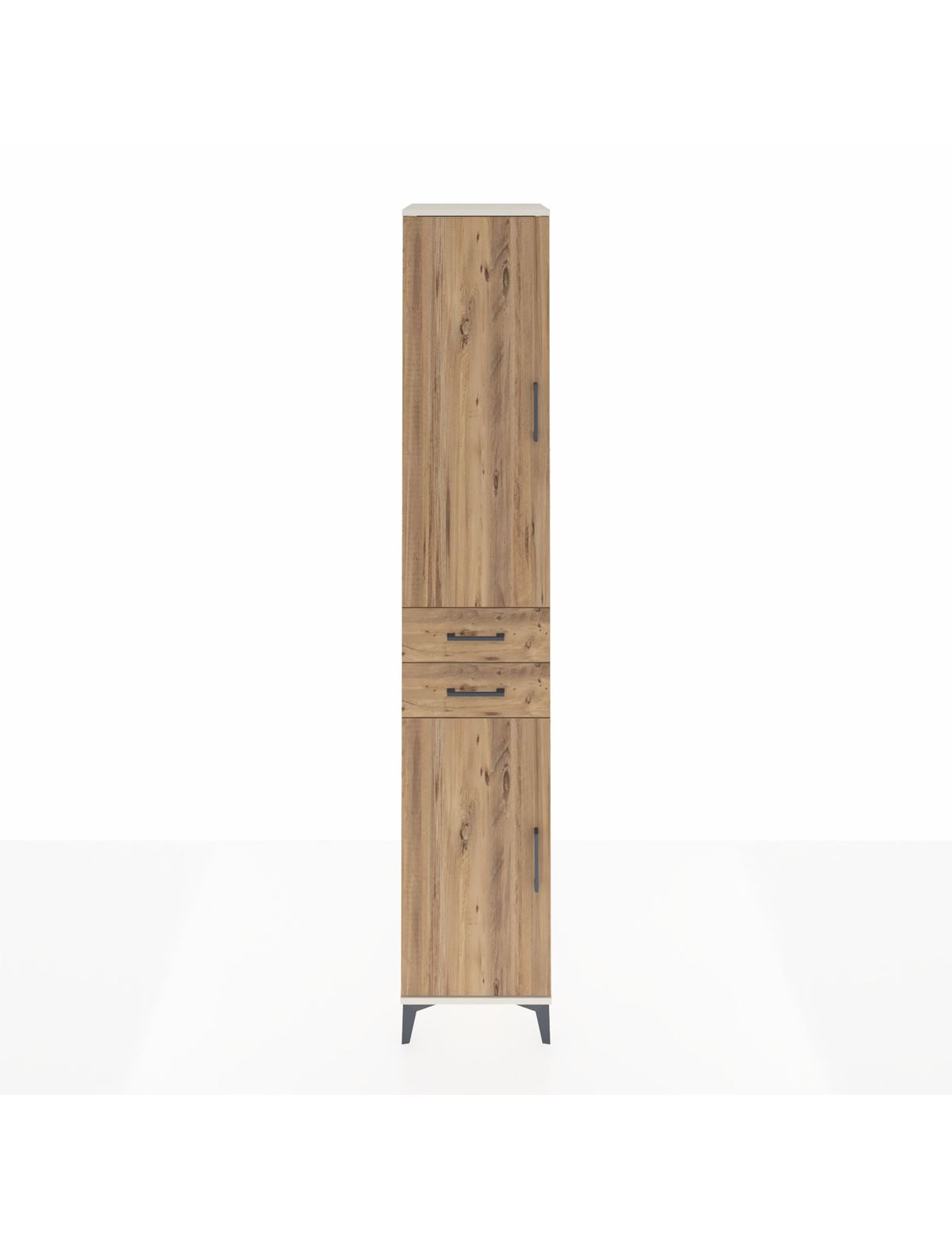 Hyperion Dolap 6 Raflı 2 Çekmeceli 2 Kapaklı 44x44x243 Aytaşı-Çam