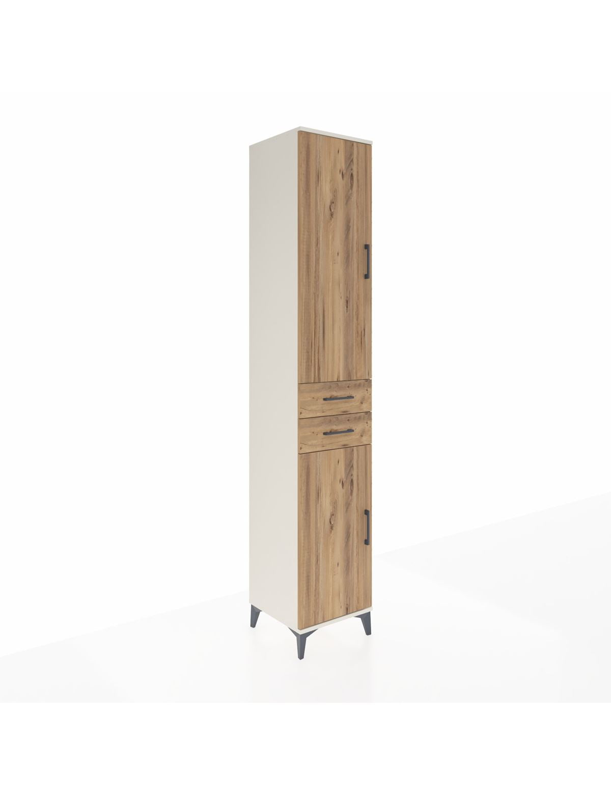 Hyperion Dolap 6 Raflı 2 Çekmeceli 2 Kapaklı 44x44x243 Aytaşı-Çam