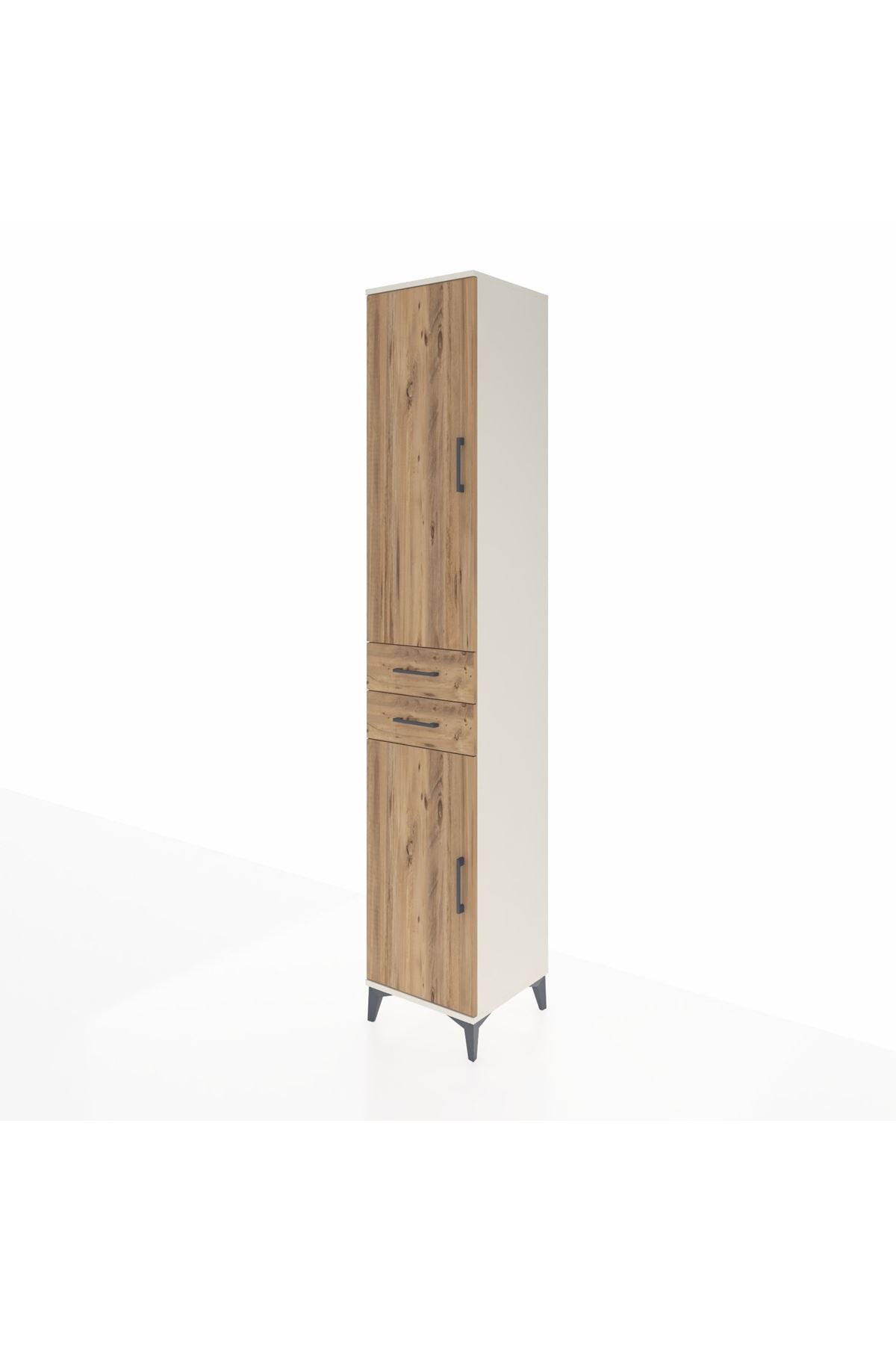 Hyperion Dolap 6 Raflı 2 Çekmeceli 2 Kapaklı 44x44x243 Aytaşı-Çam