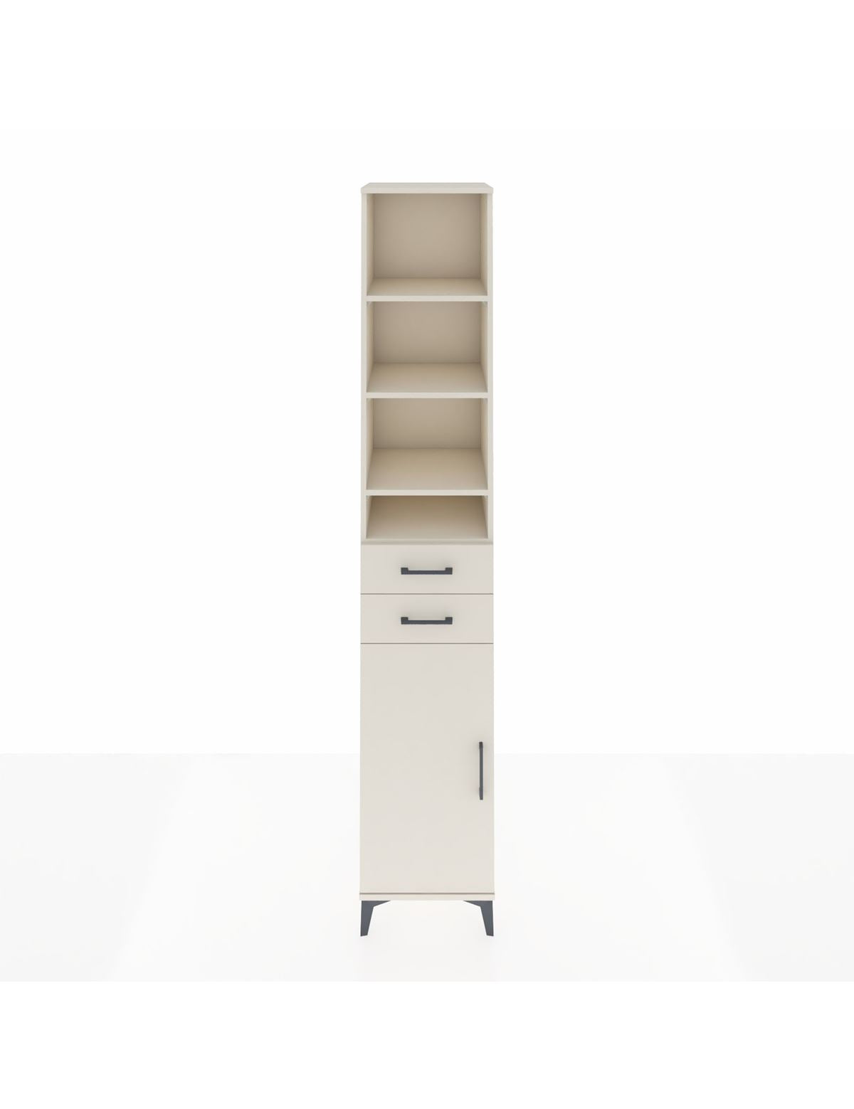 Hyperion Dolap 6 Raflı 2 Çekmeceli Tek Kapaklı 44x44x243 Aytaşı-Aytaşı