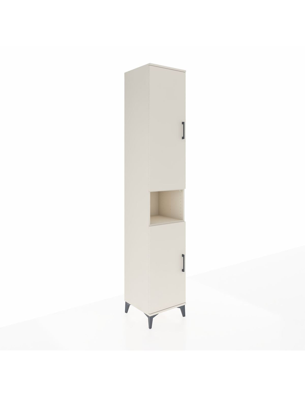 Hyperion Dolap 5 Raflı 2 Kapaklı Tek Askılı 44x44x243 Aytaşı-Aytaşı