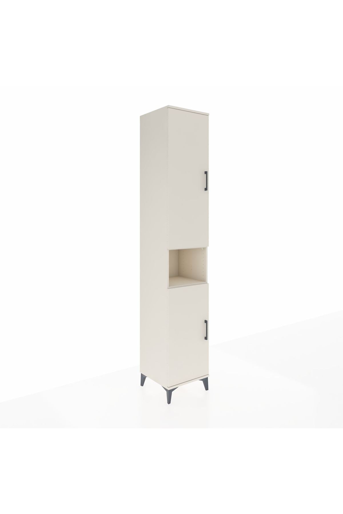 Hyperion Dolap 5 Raflı 2 Kapaklı Tek Askılı 44x44x243 Aytaşı-Aytaşı