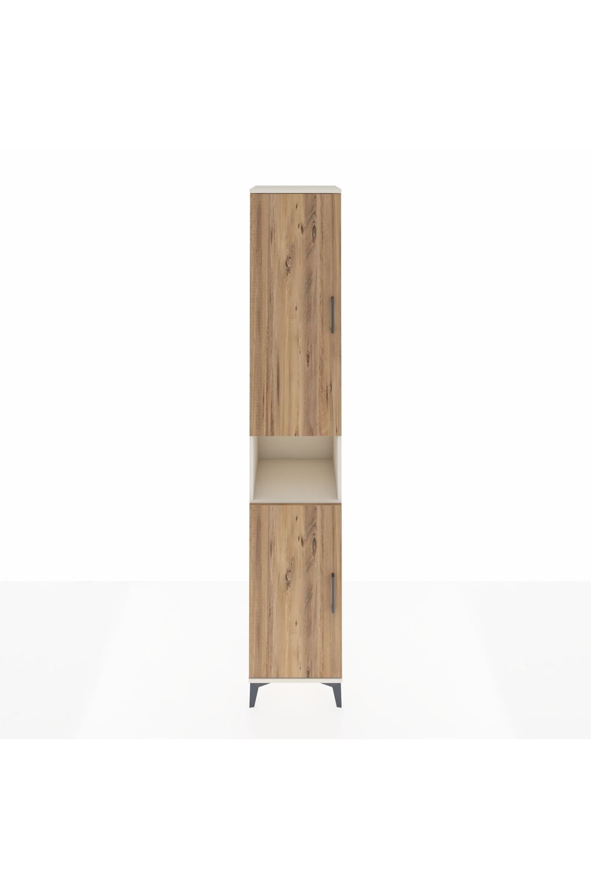 Hyperion Dolap 5 Raflı 2 Kapaklı Tek Askılı 44x44x243 Aytaşı-Çam