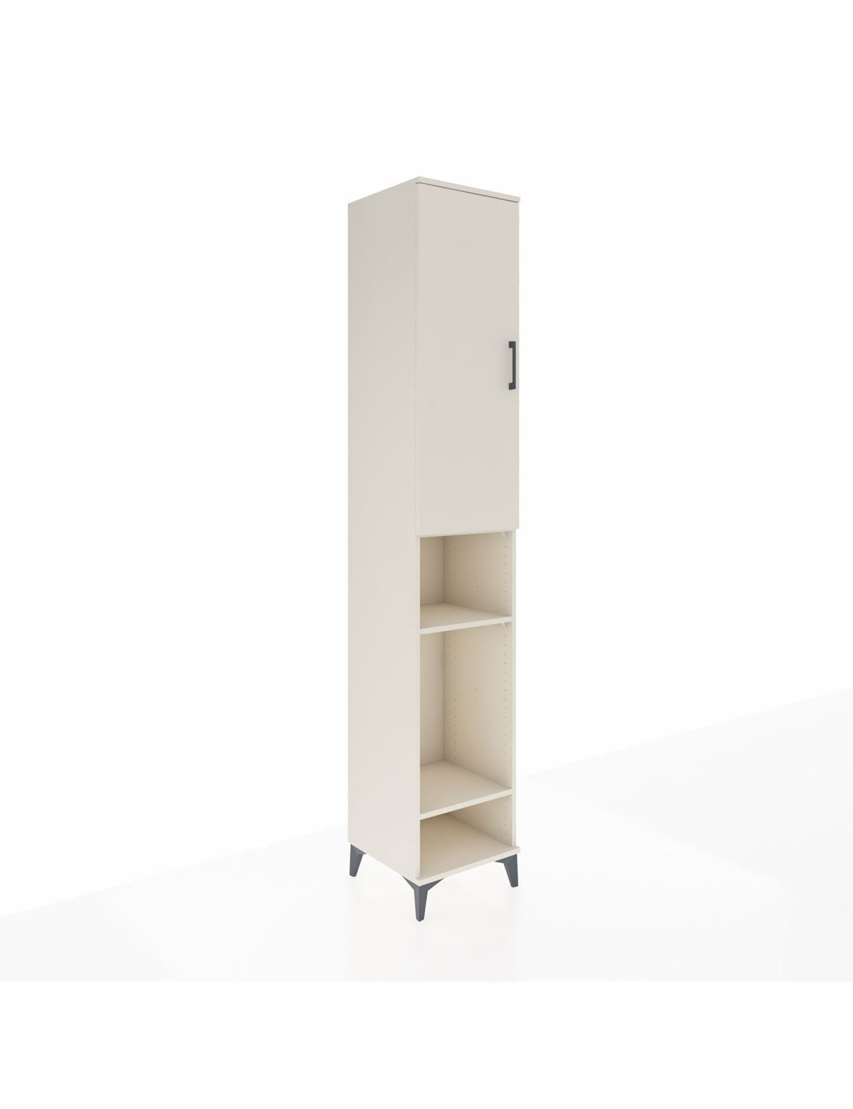 Hyperion Dolap 4 Raflı Tek Kapaklı Tek Askılı 44x44x243 Aytaşı-Aytaşı