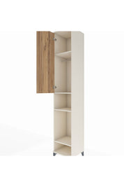 Hyperion Dolap 4 Raflı Tek Kapaklı Tek Askılı 44x44x243 Aytaşı-Çam