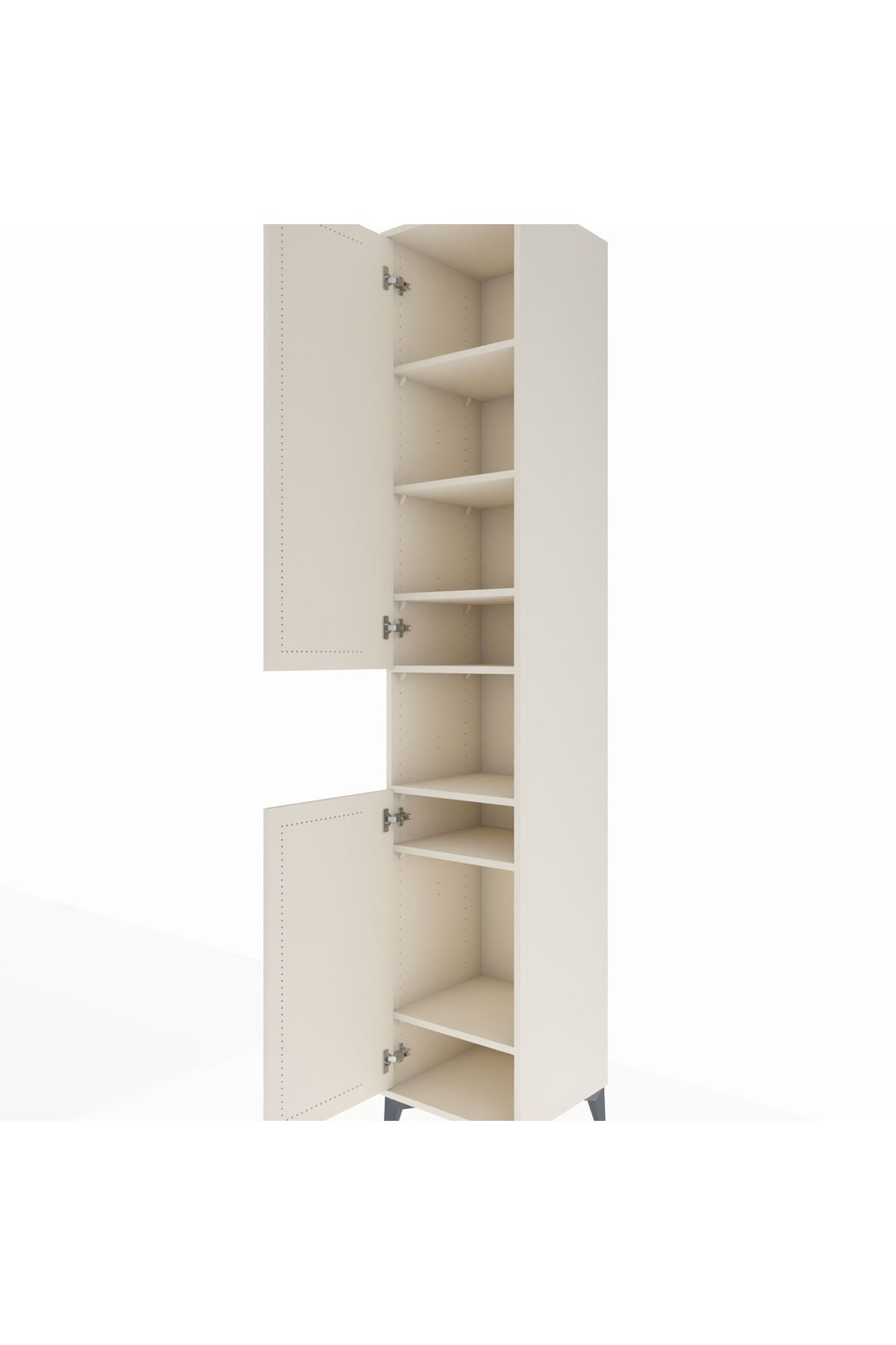 Hyperion Dolap 7 Raflı 2 Kapaklı 44x44x243 Aytaşı-Aytaşı