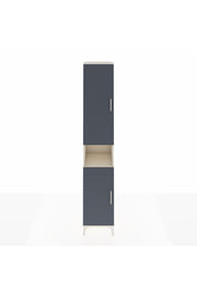 Hyperion Dolap 7 Raflı 2 Kapaklı 44x44x243 Aytaşı-Antrasit