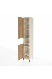 Hyperion Dolap 7 Raflı 2 Kapaklı 44x44x243 Aytaşı-Çam