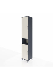 Hyperion Dolap 7 Raflı 2 Kapaklı 44x44x243 Antrasit-Aytaşı