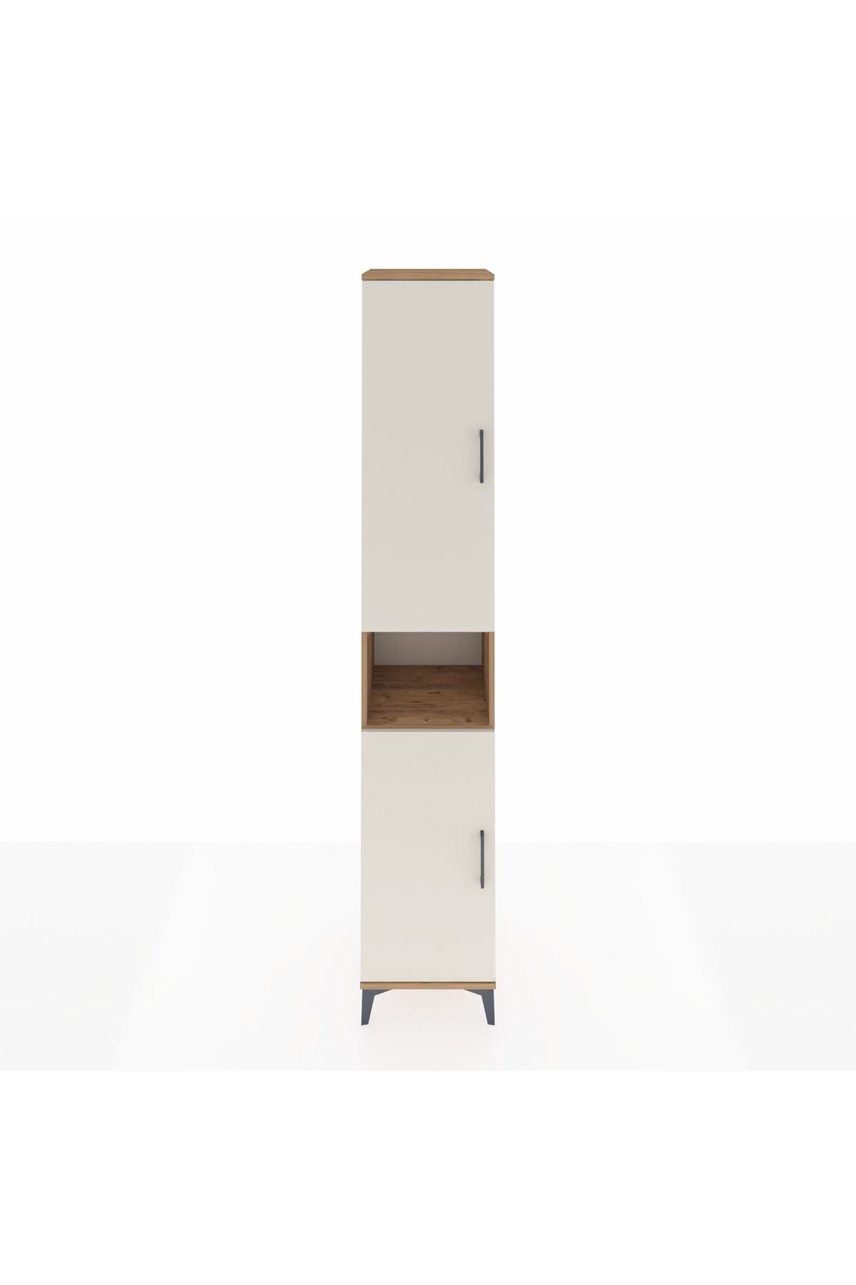 Hyperion Dolap 7 Raflı 2 Kapaklı 44x44x243 Çam-Aytaşı