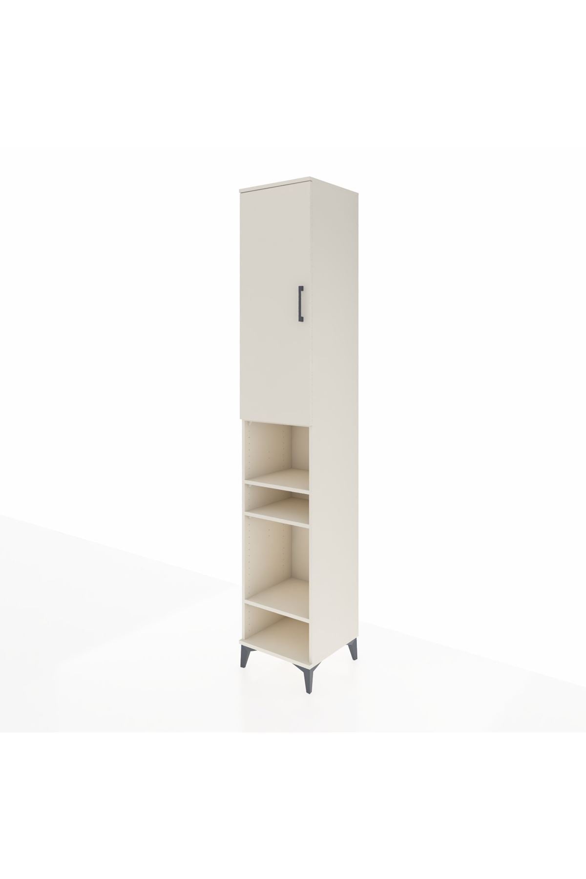 Hyperion Dolap 7 Raflı Tek Kapaklı 44x44x243 Aytaşı-Aytaşı