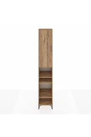 Hyperion Dolap 7 Raflı Tek Kapaklı 44x44x243 Çam-Çam