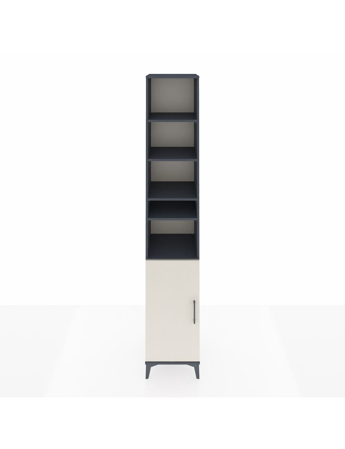 Hyperion Dolap 7 Raflı Tek Kapaklı 44x44x243 Antrasit-Aytaşı