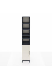 Hyperion Dolap 7 Raflı Tek Kapaklı 44x44x243 Antrasit-Aytaşı