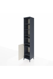 Hyperion Dolap 7 Raflı Tek Kapaklı 44x44x243 Antrasit-Aytaşı