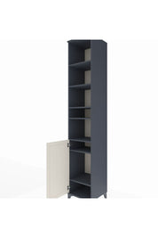 Hyperion Dolap 7 Raflı Tek Kapaklı 44x44x243 Antrasit-Aytaşı