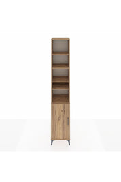 Hyperion Dolap 7 Raflı Tek Kapaklı 44x44x243 Çam-Çam