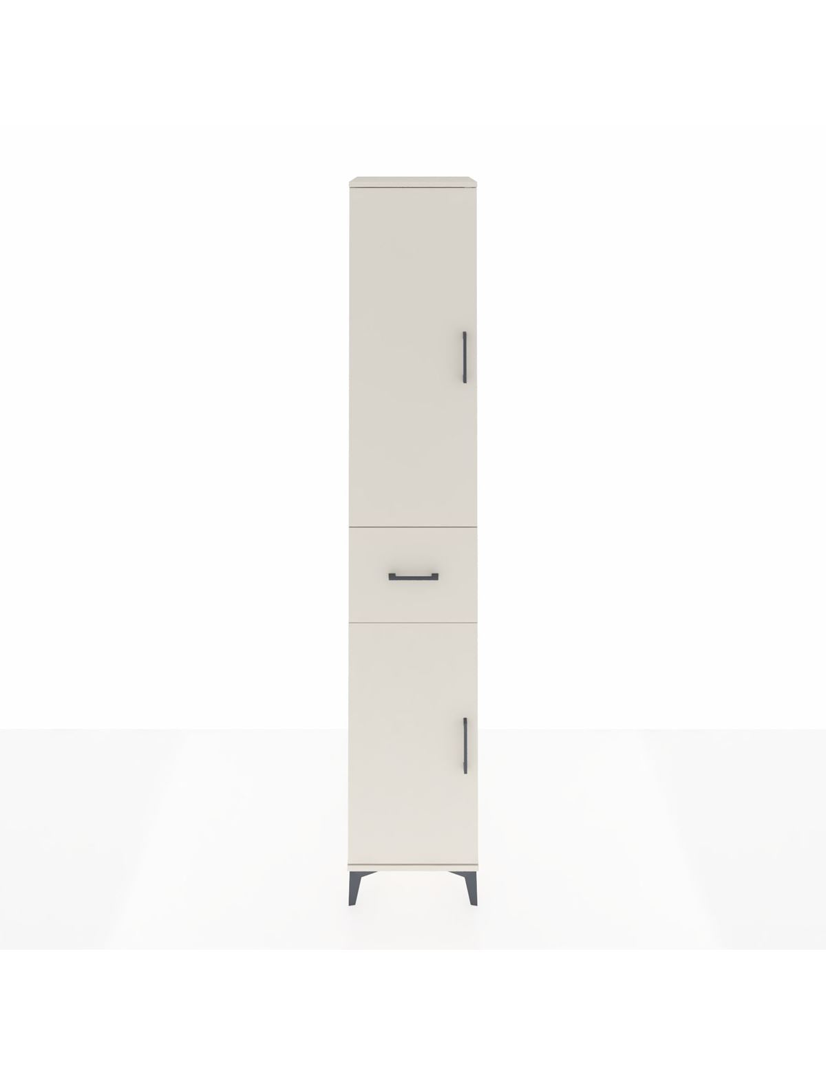 Hyperion Dolap 4 Raflı Tek Çekmeceli Tek Askılı 44x44x243 Aytaşı-Aytaşı