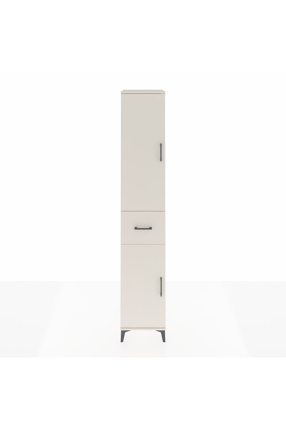 Hyperion Dolap 4 Raflı Tek Çekmeceli Tek Askılı 44x44x243 Aytaşı-Aytaşı