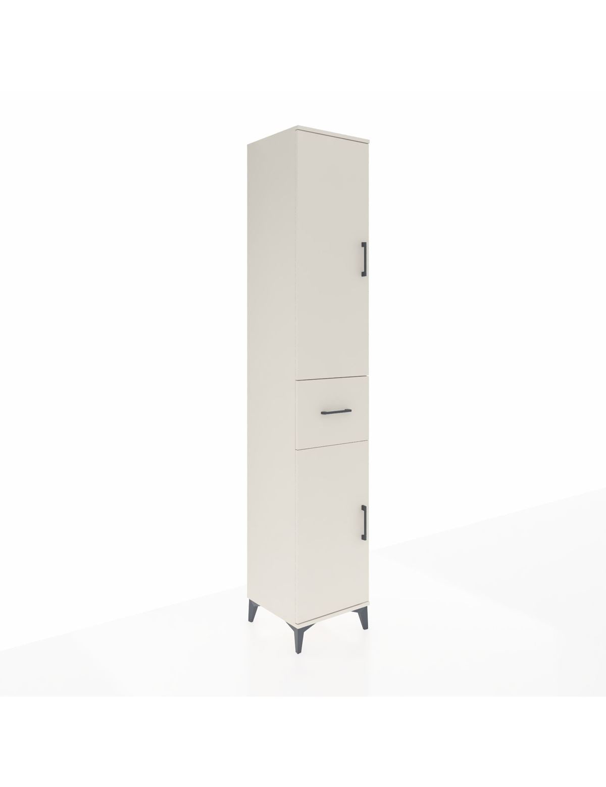 Hyperion Dolap 4 Raflı Tek Çekmeceli Tek Askılı 44x44x243 Aytaşı-Aytaşı