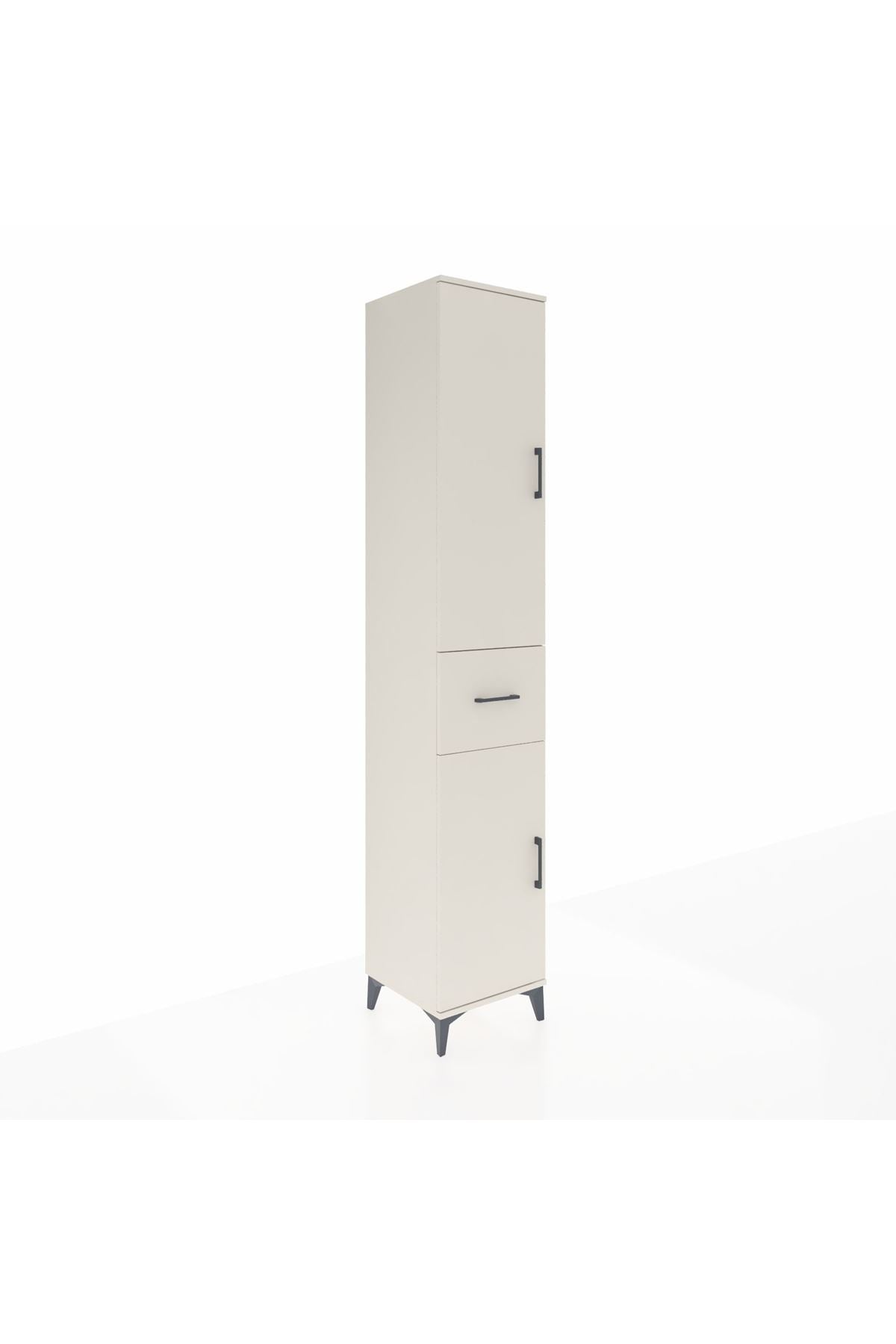 Hyperion Dolap 4 Raflı Tek Çekmeceli Tek Askılı 44x44x243 Aytaşı-Aytaşı