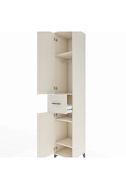 Hyperion Dolap 4 Raflı Tek Çekmeceli Tek Askılı 44x44x243 Aytaşı-Aytaşı