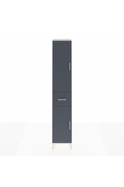 Hyperion Dolap 4 Raflı Tek Çekmeceli Tek Askılı 44x44x243 Aytaşı-Antrasit