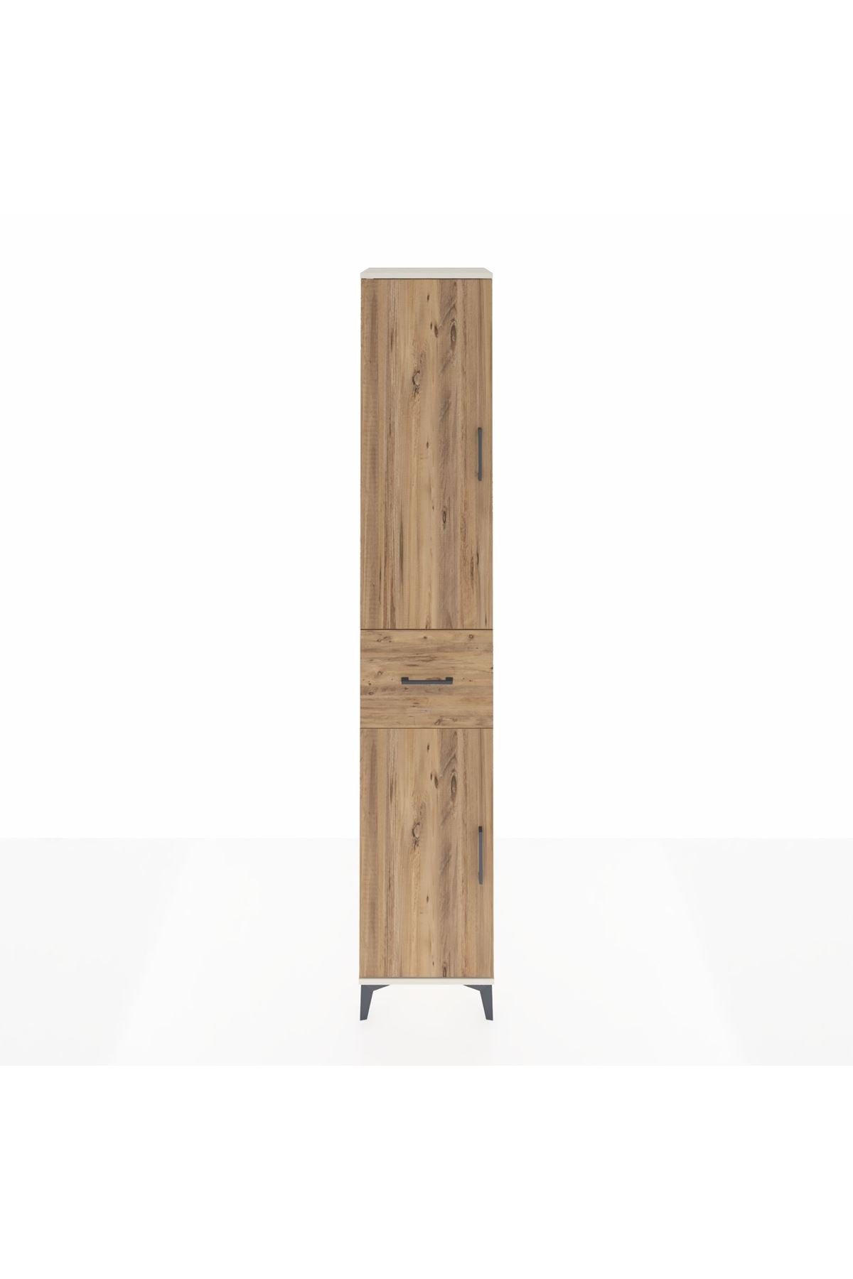 Hyperion Dolap 4 Raflı Tek Çekmeceli Tek Askılı 44x44x243 Aytaşı-Çam