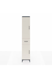 Hyperion Dolap 4 Raflı Tek Çekmeceli Tek Askılı 44x44x243 Antrasit-Aytaşı