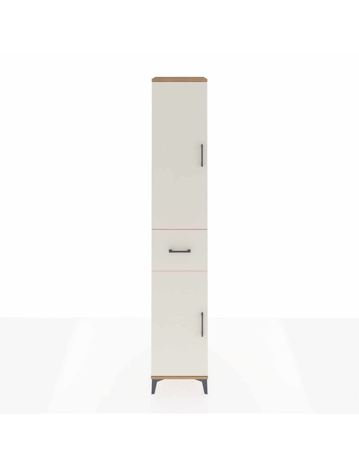 Hyperion Dolap 4 Raflı Tek Çekmeceli Tek Askılı 44x44x243 Çam-Aytaşı