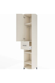 Hyperion Dolap 4 Raflı Tek Çekmeceli Tek Askılı 44x44x243 Aytaşı-Aytaşı