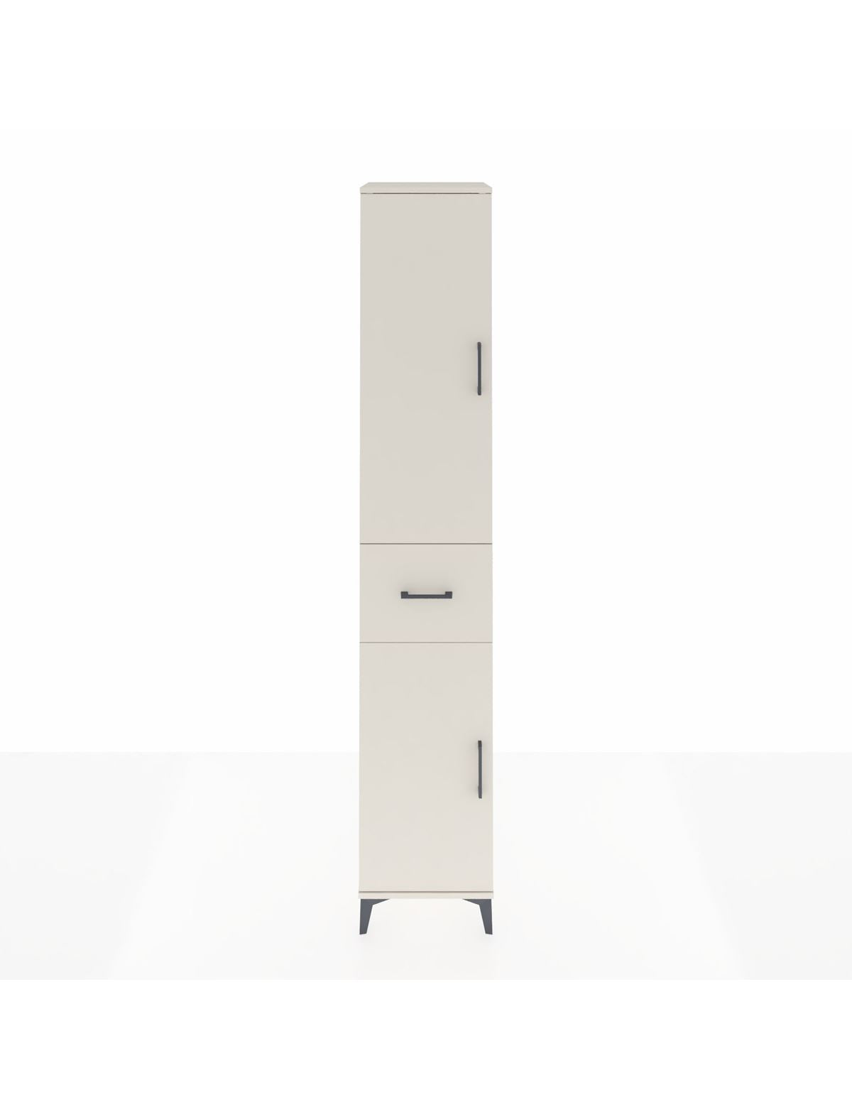 Hyperion Dolap 6 Raflı Tek Çekmeceli 2 Kapaklı 44x44x243 Aytaşı-Aytaşı