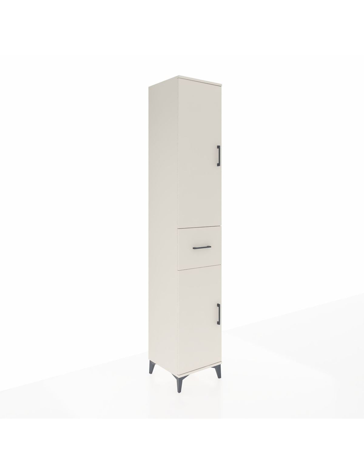 Hyperion Dolap 6 Raflı Tek Çekmeceli 2 Kapaklı 44x44x243 Aytaşı-Aytaşı