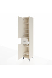 Hyperion Dolap 6 Raflı Tek Çekmeceli 2 Kapaklı 44x44x243 Aytaşı-Aytaşı