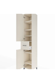 Hyperion Dolap 6 Raflı Tek Çekmeceli 2 Kapaklı 44x44x243 Aytaşı-Aytaşı