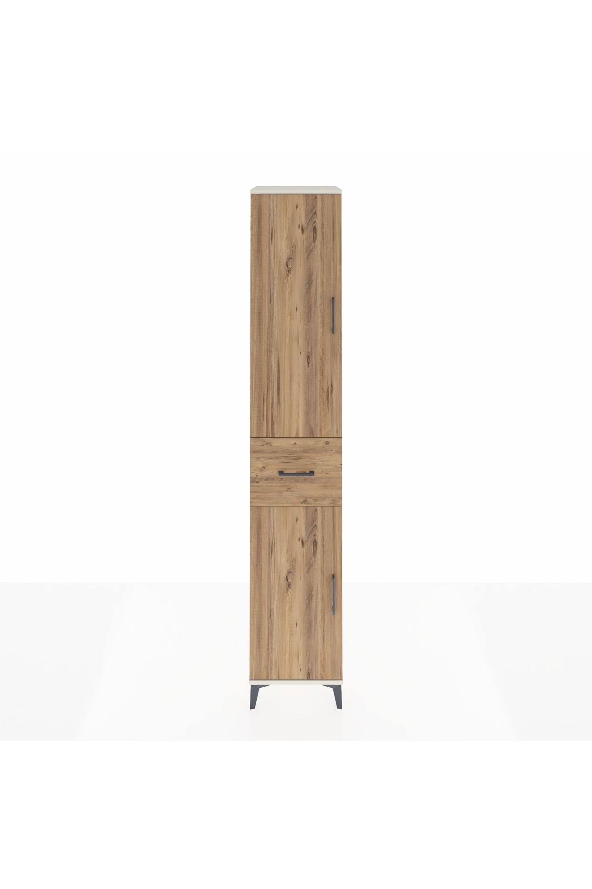 Hyperion Dolap 6 Raflı Tek Çekmeceli 2 Kapaklı 44x44x243 Aytaşı-Çam