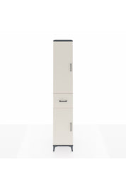 Hyperion Dolap 6 Raflı Tek Çekmeceli 2 Kapaklı 44x44x243 Antrasit-Aytaşı